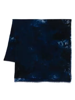 Avant Toi шерстяной шарф, синий