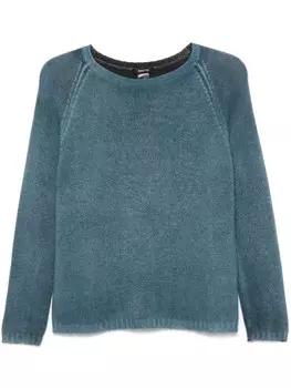 Avant Toi свитер с принтом, синий