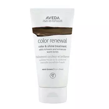 Aveda Color Renewal Color &amp; Shine Treatment Окрашивающая маска для волос Теплый коричневый 150мл