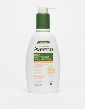 Aveeno Daily Увлажняющий йогуртовый крем для тела с ароматом абрикоса и меда, 300 мл