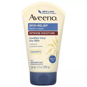 Aveeno, успокаивающий крем для рук, без отдушки, 100 г (3,5 унции)