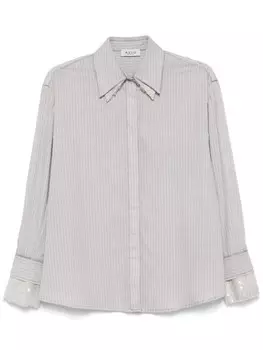 Avi рубашка в тонкую полоску, серый