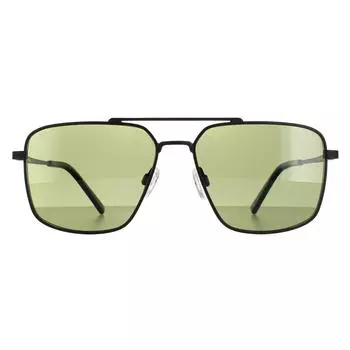 Aviator Matte Black Saturn поляризованный 555 нм Aitkin Serengeti, черный