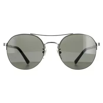 Aviator Shiny Full Palladium Smoke Grey SPLA24 Lewis 03 Police, серебро