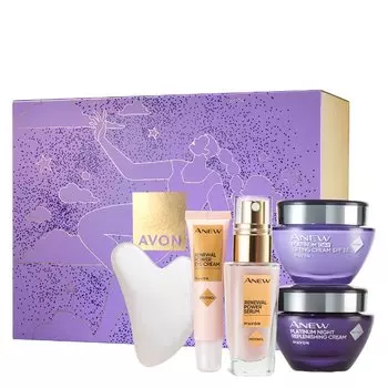 Avon, Anew Protinol Power, набор косметики, 5 шт.