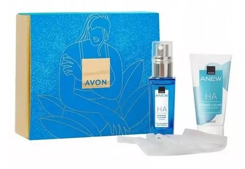 Avon, Anew Spa Hydrate Ha, набор косметики, 3 шт.