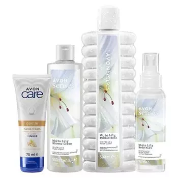 Avon, Floral Pleasure, набор косметики, 4 предмета.