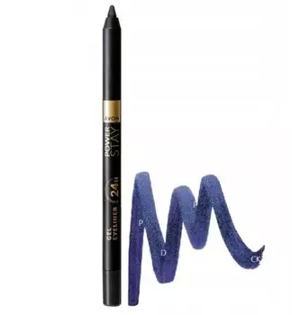 Avon Gel Eye Pencil 24 H Waterproof Power Stay Cobalt