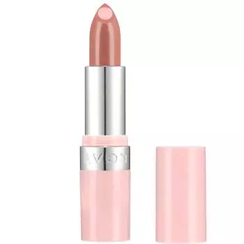 Avon, Hydramatic Shine, блестящая помада в стике с гиалуроновой кислотой, оттенок Soft Nude