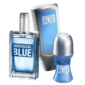 Avon Individual Blue Set [духи + гель + антиперспирант]