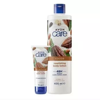Avon, Набор косметики для тела, Питательный, Какао, 2 шт.