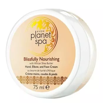 Avon Planet Spa Blissfully Nourishing Питательный крем для рук, ног и локтей с маслом ши - 75 мл