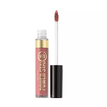 Avon Power Stay Matte Lipstick - Cant Quit Cafe