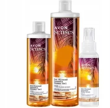 Avon, Sun Kissed Sunsets Mandarin, набор из 3 косметических средств