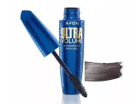 Avon, Ultra Volume, Brown Black Waterproof Mascara
