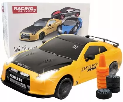 АВТОМОБИЛЬ С ДИСТАНЦИОННЫМ ДРИФТОМ RC АВТОМОБИЛЬ С ДИСТАНЦИОННЫМ УПРАВЛЕНИЕМ 4x4 АККУМУЛЯТОР X 2 DT