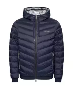 Aw23 легкий пуховик Armani Exchange, синий