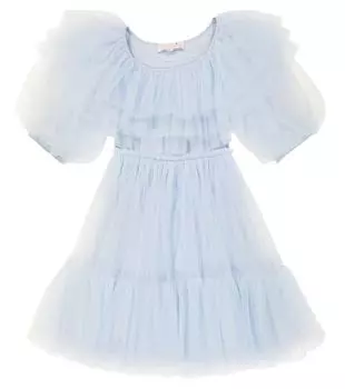 Авангардное платье из тюля Tutu Du Monde, синий
