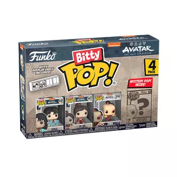 Аватар: Последний маг воздуха - набор из 4 фигурок Funko Bitty Pop, серия 2