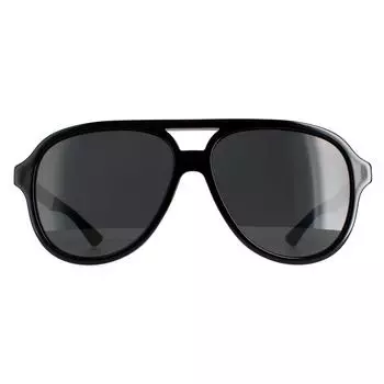 Авиатор Черный Серый GG0688S Gucci, черный