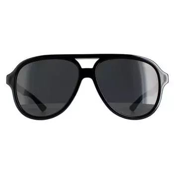 Авиатор мужской серый gg0688s Gucci, черный