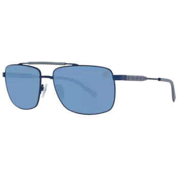 Авиатор мужской серый поляризованный зеркальный TB9240 Timberland, синий