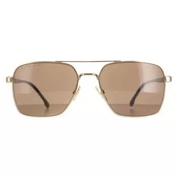 Авиатор Розовое Золото Коричневый 1045/S/IT Hugo Boss, золото