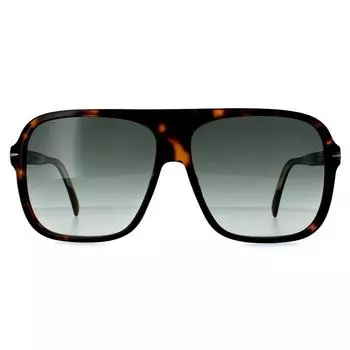 Авиатор Темный Гавана Зеленый Градиент DB7008/S David Beckham, коричневый