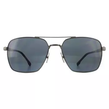 Авиатор Темный Рутений Черный Серый BOSS 1045/S Hugo Boss, черный