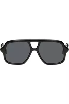 Авиатор узкие солнцезащитные очки Loewe, черный