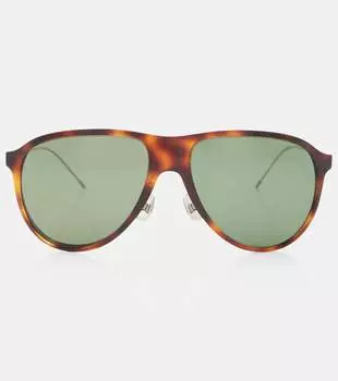 Авиаторные очки Sartorial Sunset Brunello Cucinelli, Havana/Green