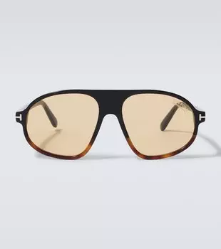 Авиаторные солнцезащитные очки Erol Tom Ford, Havana / Other / Brown