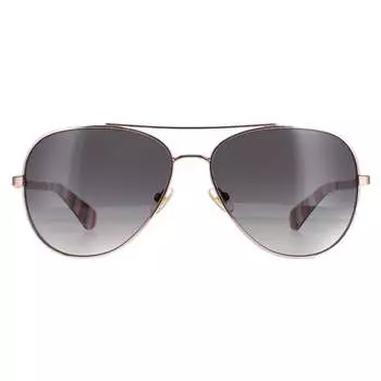 Авиаторы женские красно-серые градиентные поляризованные Avaline 2/s Kate Spade, желтый