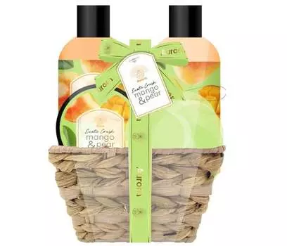 Аврора, Груша и Манго, подарочный набор уходовой косметики, 4 шт., Aurora