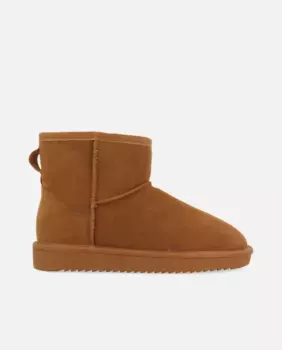 Австралийские женские ботинки средней длины на меховой подкладке Gioseppo, коричневый