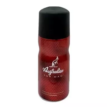 Австралийский мужской парфюмерный дезодорант красный 150мл Australian