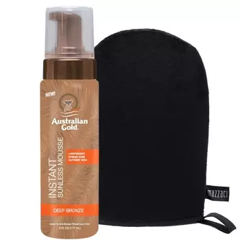 Австралийское золото, мусс быстрого приготовления без загара + перчатка Australian Gold