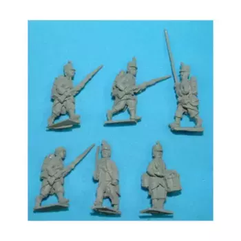 Австрийская линейная пехота наступает с командованием, Battle Honors - Napoleonic Wars (25mm)