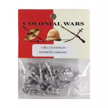 Австрийские моряки с командованием, Colonial Wars - Eight-Nation Alliance (15mm) (Blue Moon)