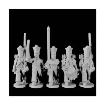 Австро-Унгарское (Венгерское) пехотное командование в Шако, ESR Napoleonics Miniatures - Austria (10mm)