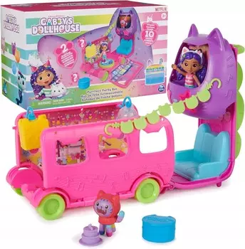 Автобус Для Вечеринки Gabi Cat House, Две Фигурки И Аксессуары Для Игры В Доме Габи SPINMASTER