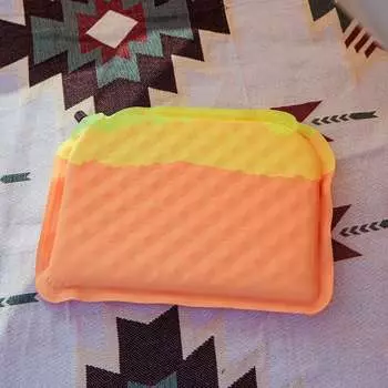 Автоматическая подушка Jingdian Guangnian с градиентной серой автоматической надувной подушкой в горошек: 40 30 3