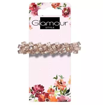Автоматическая заколка для волос Glamour с кристаллами