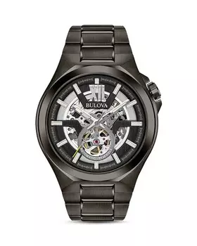 Автоматические часы Bulova, 46 мм, серый