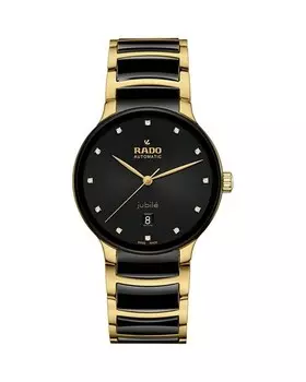 Автоматические часы Centrix Diamond, 39,5 мм RADO, цвет Black