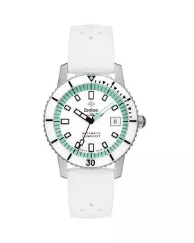 Автоматические часы Compression Diver из белого каучука, 40 мм Zodiac, белый