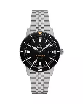 Автоматические часы Compression Diver из нержавеющей стали, 40 мм Zodiac, черный