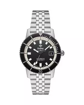 Автоматические часы Compression Diver из нержавеющей стали, 42 мм Zodiac, черный