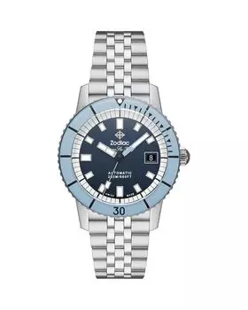 Автоматические часы Compression Diver из нержавеющей стали, 40 мм Zodiac, синий