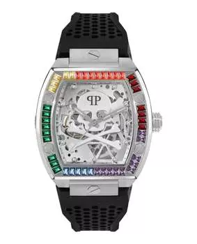Автоматические часы $keleton PHILIPP PLEIN, цвет black/stainless steel/silver
